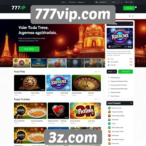 Experiência do usuário na navegação do site 777vip.com